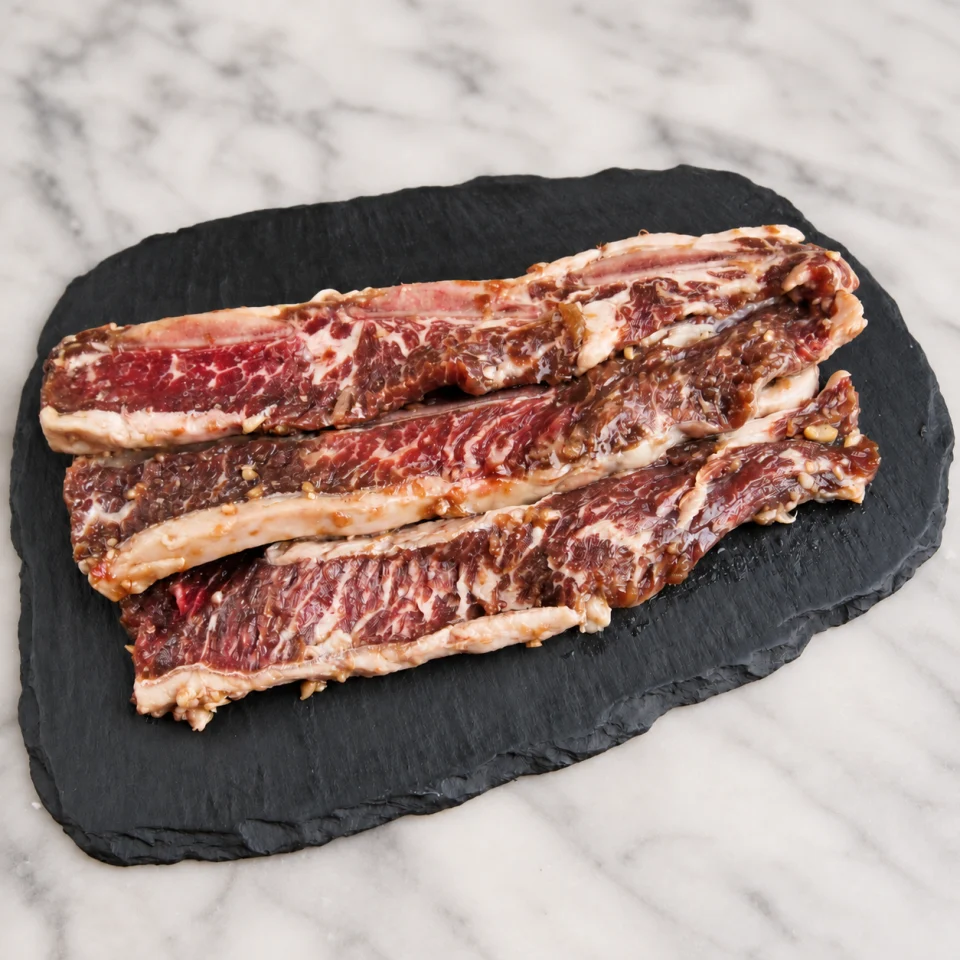 Mrs Kim's marinated LA galbi ribs